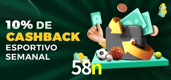 10% de bônus de cashback na 58n