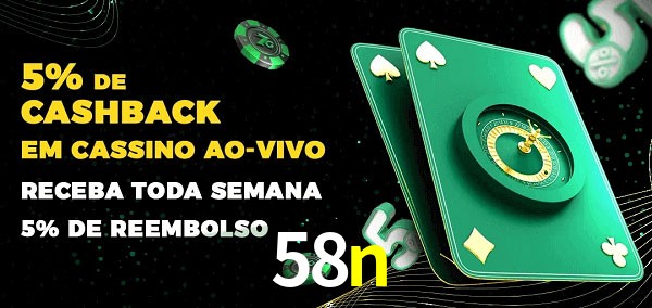 Promoções do cassino ao Vivo 58n